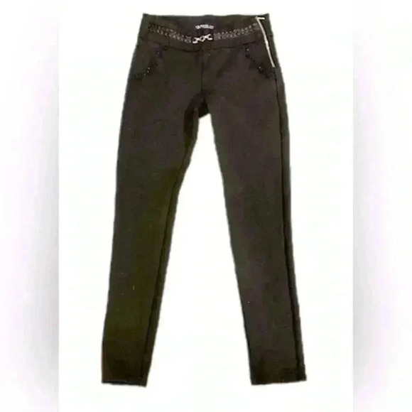 I&M Pants - I&M Women’s Leggings M Black Side Zip Decoration front Pants